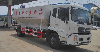 程力威牌CLW5160ZSLE5型散装饲料运输车